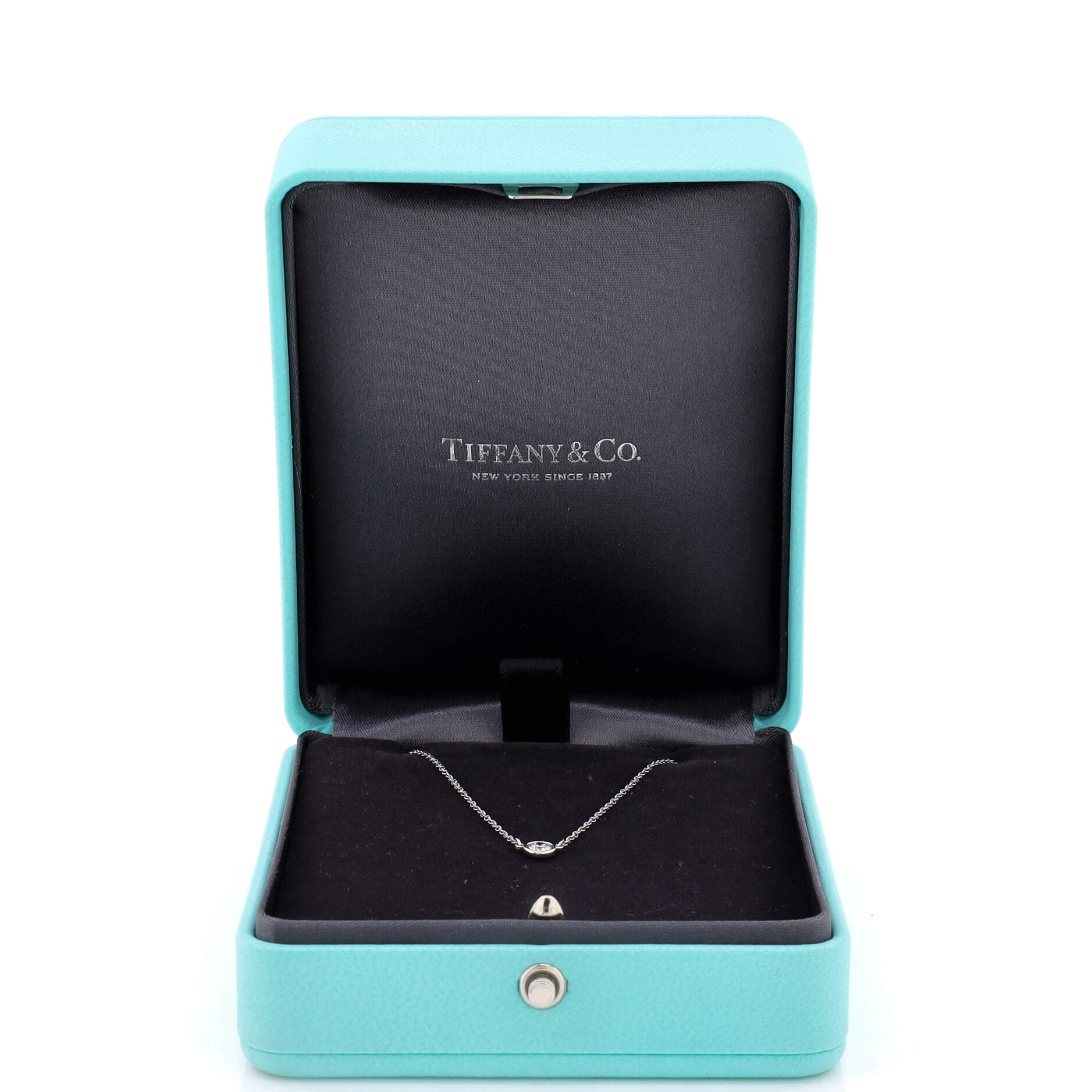 Elsa Peretti Diamonds By The Yard Pendant Necklace Platinum with Diamond 0.20-0.29CT