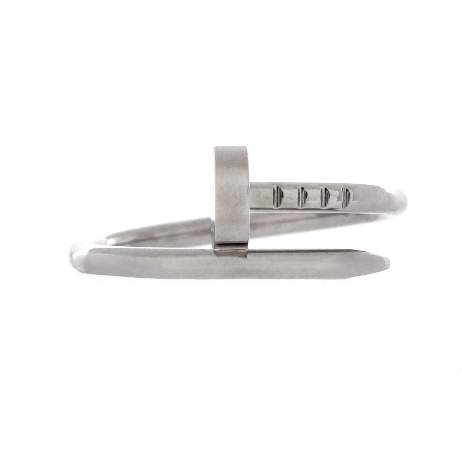 Juste un Clou Ring 18K White Gold Small