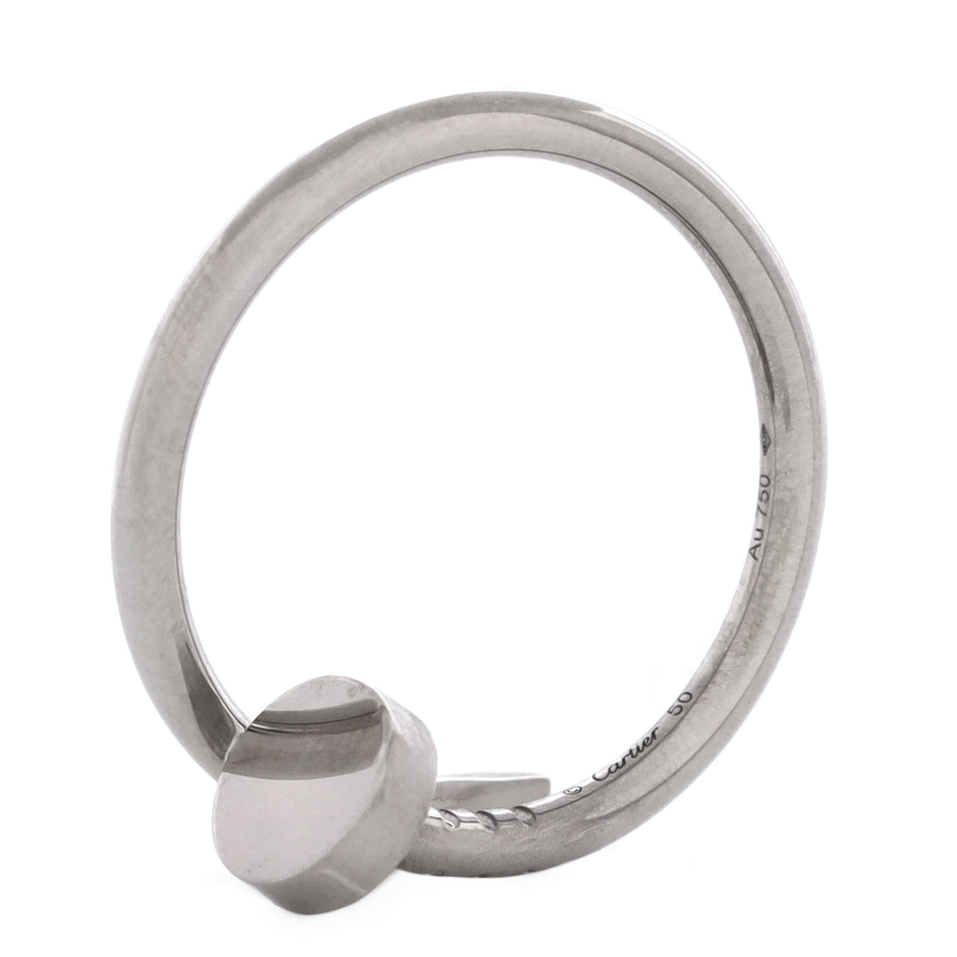 Juste un Clou Ring 18K White Gold Small
