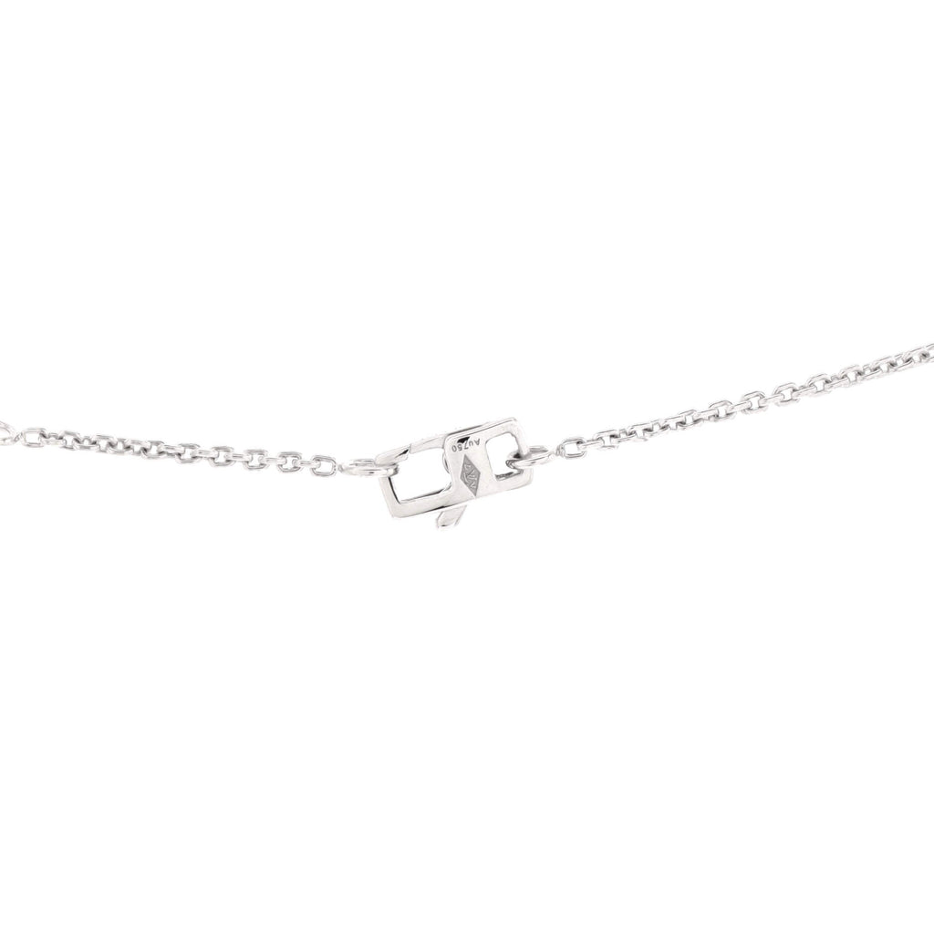 Idylle Blossom Necklace 18K White Gold with Diamond