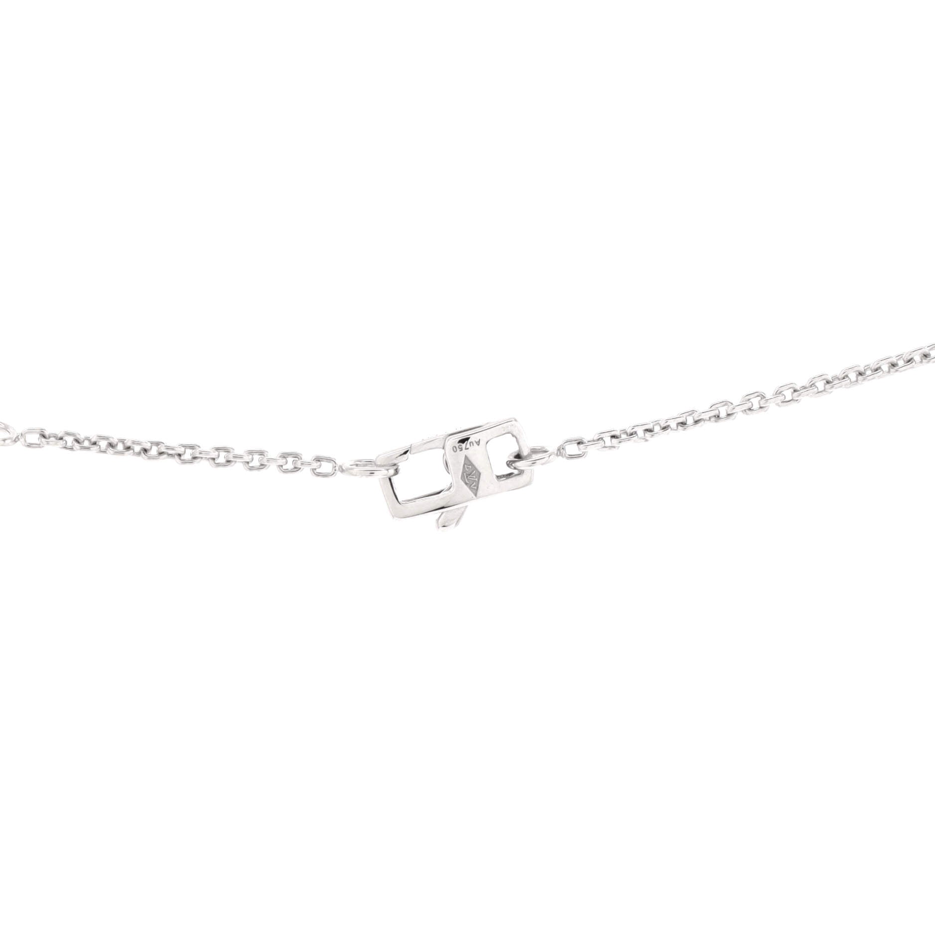 Idylle Blossom Necklace 18K White Gold with Diamond