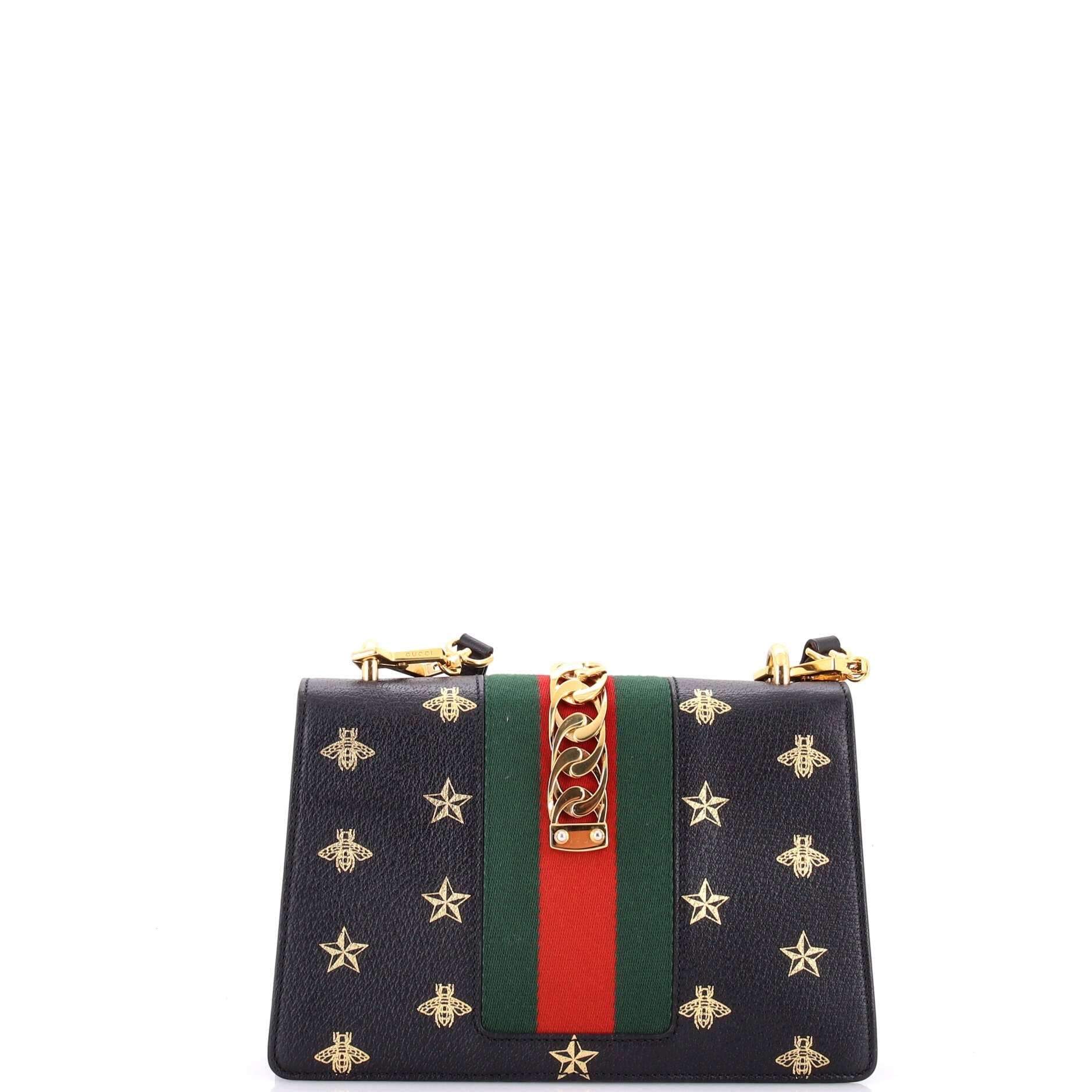 Sylvie Shoulder Bag Printed Leather Small