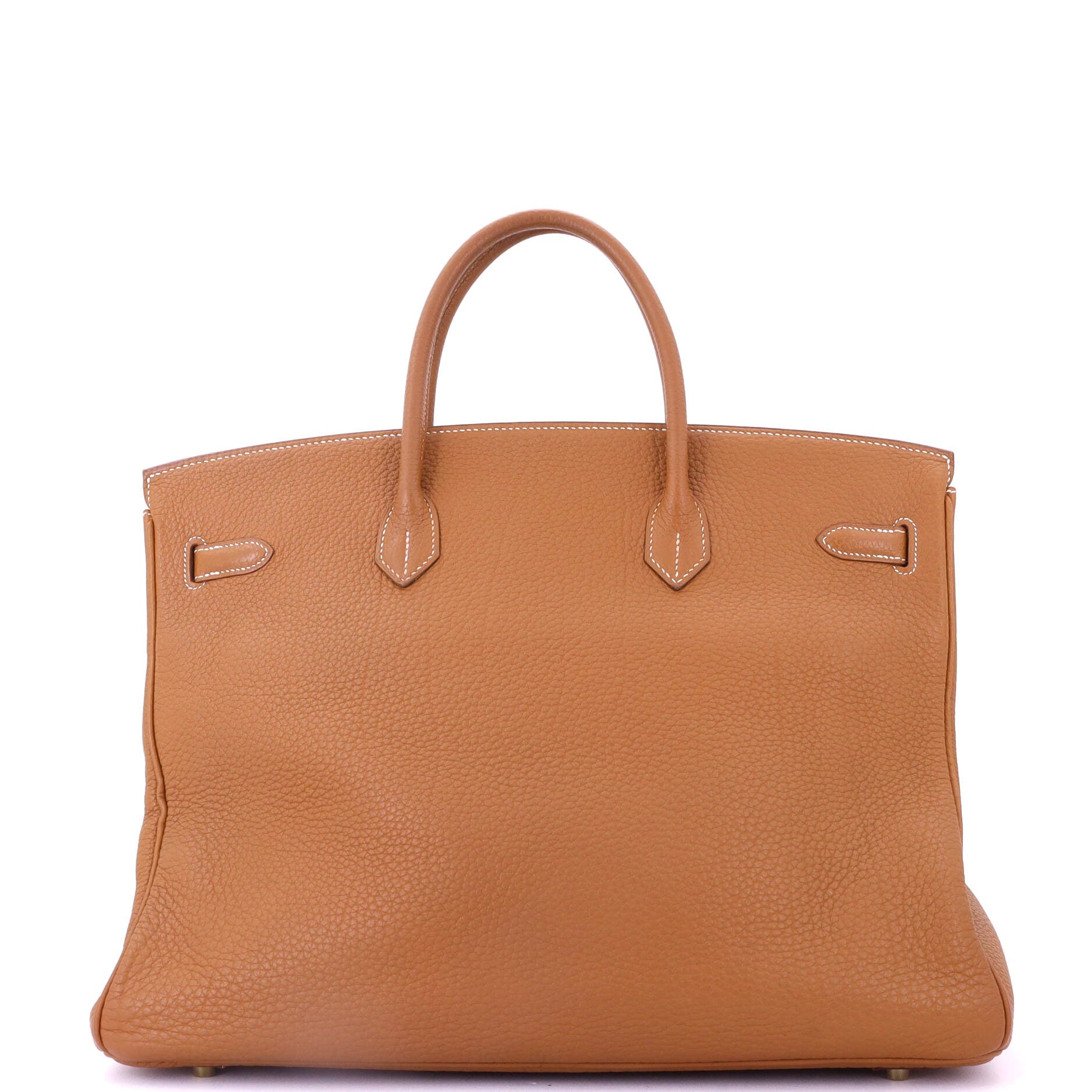 Birkin Handbag Gold Fjord with Gold Hardware 40