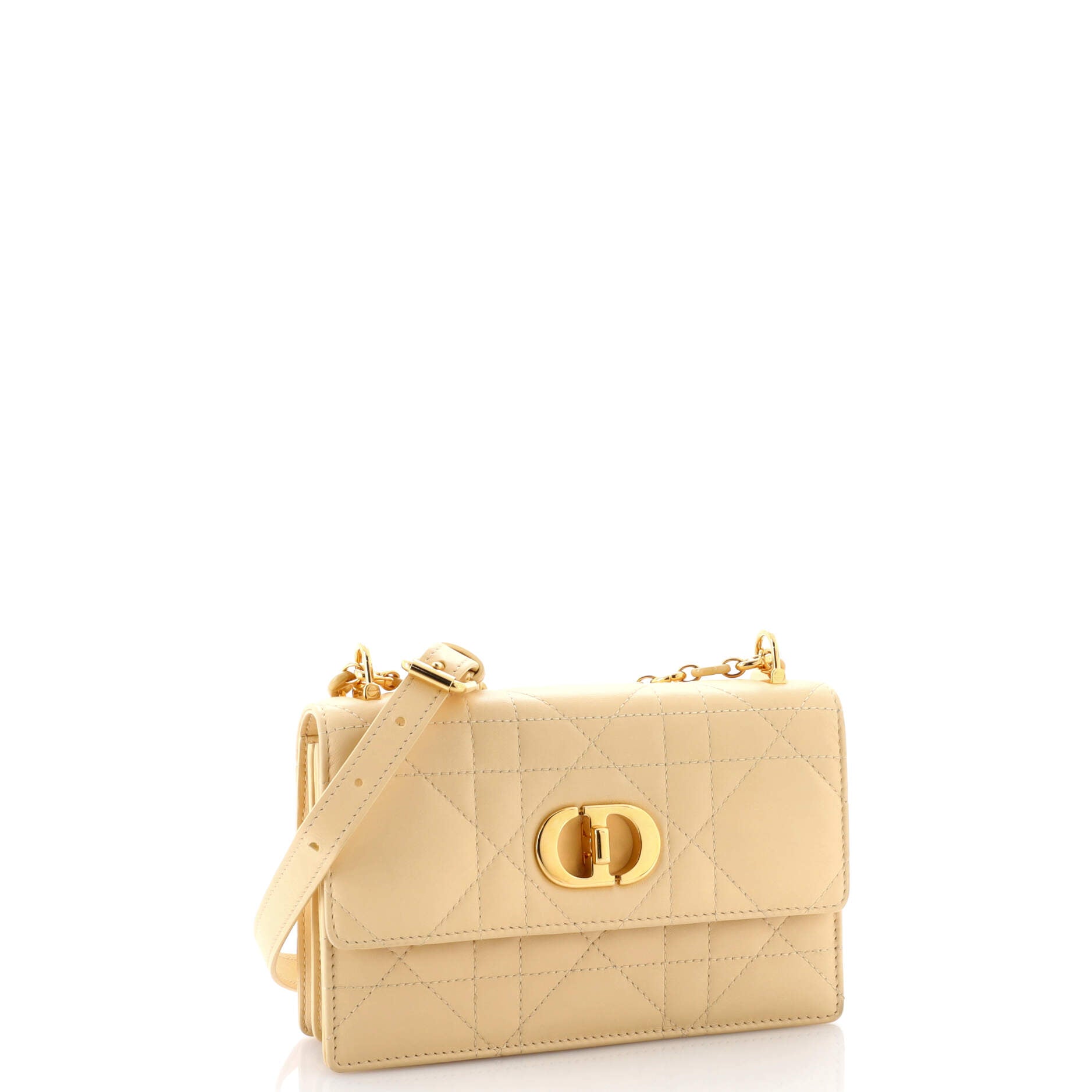 Miss Caro Flap Bag Cannage Quilt Calfskin Mini