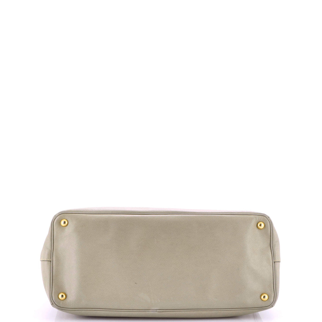 Double Zip Lux Tote Saffiano Leather XL
