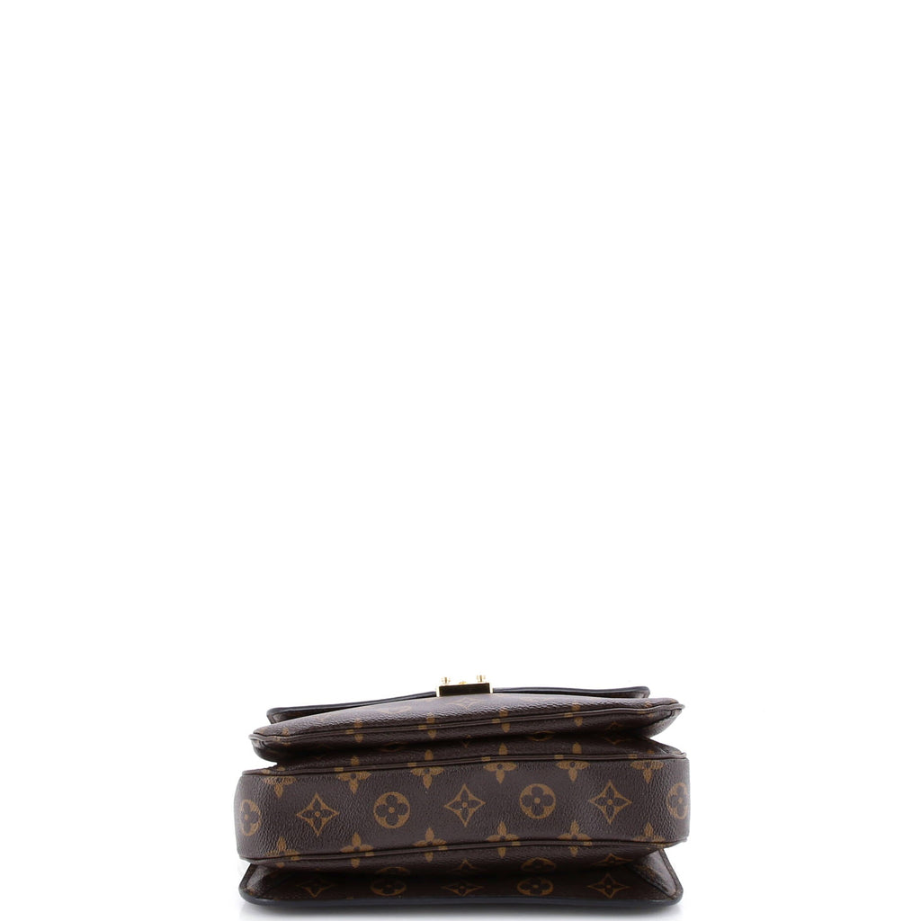 Braided Handle Pochette Metis Monogram Canvas with Leather