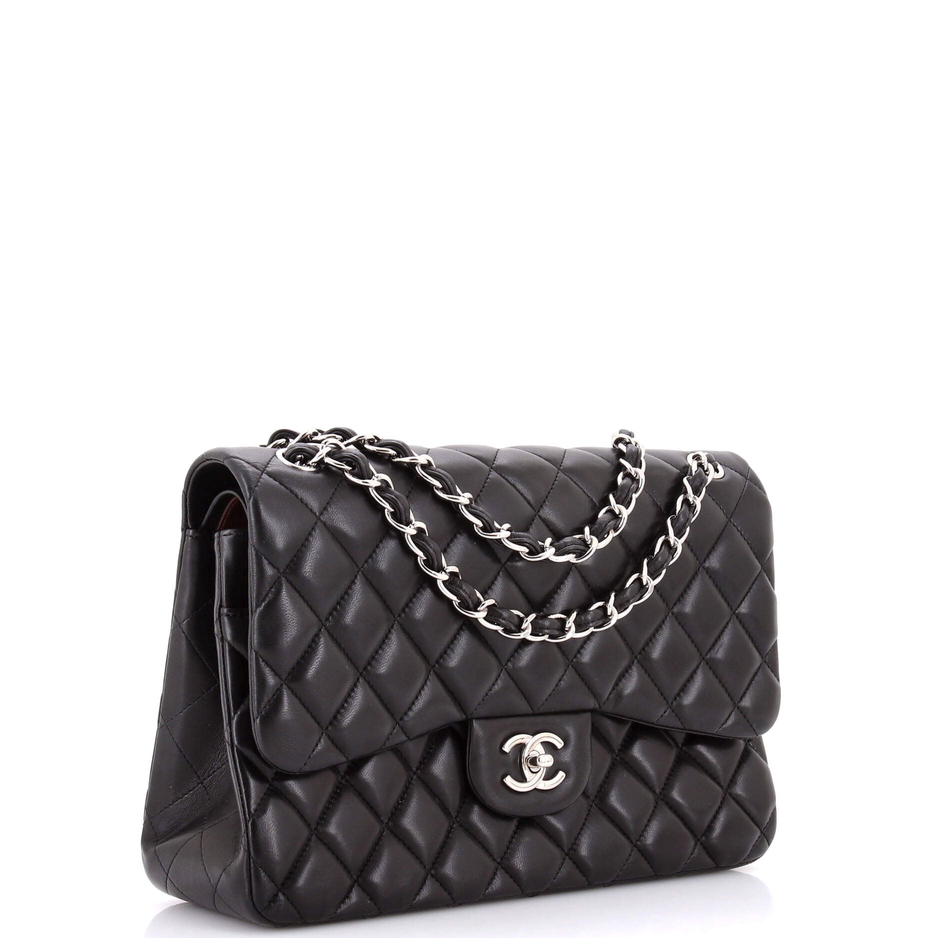 Classic Double Flap Bag Quilted Lambskin Jumbo