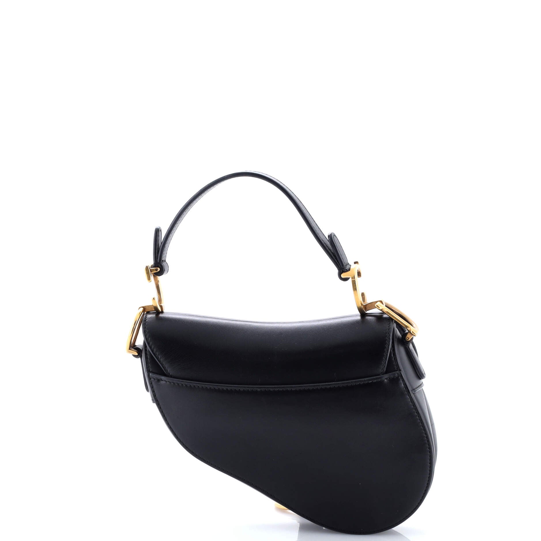 Saddle Handbag Leather Mini