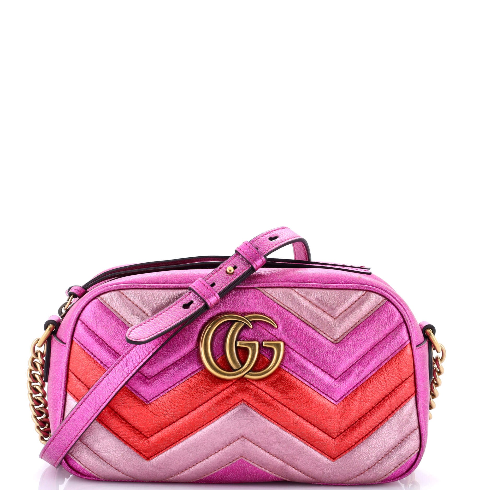 GG Marmont Shoulder Bag Matelasse Leather Small