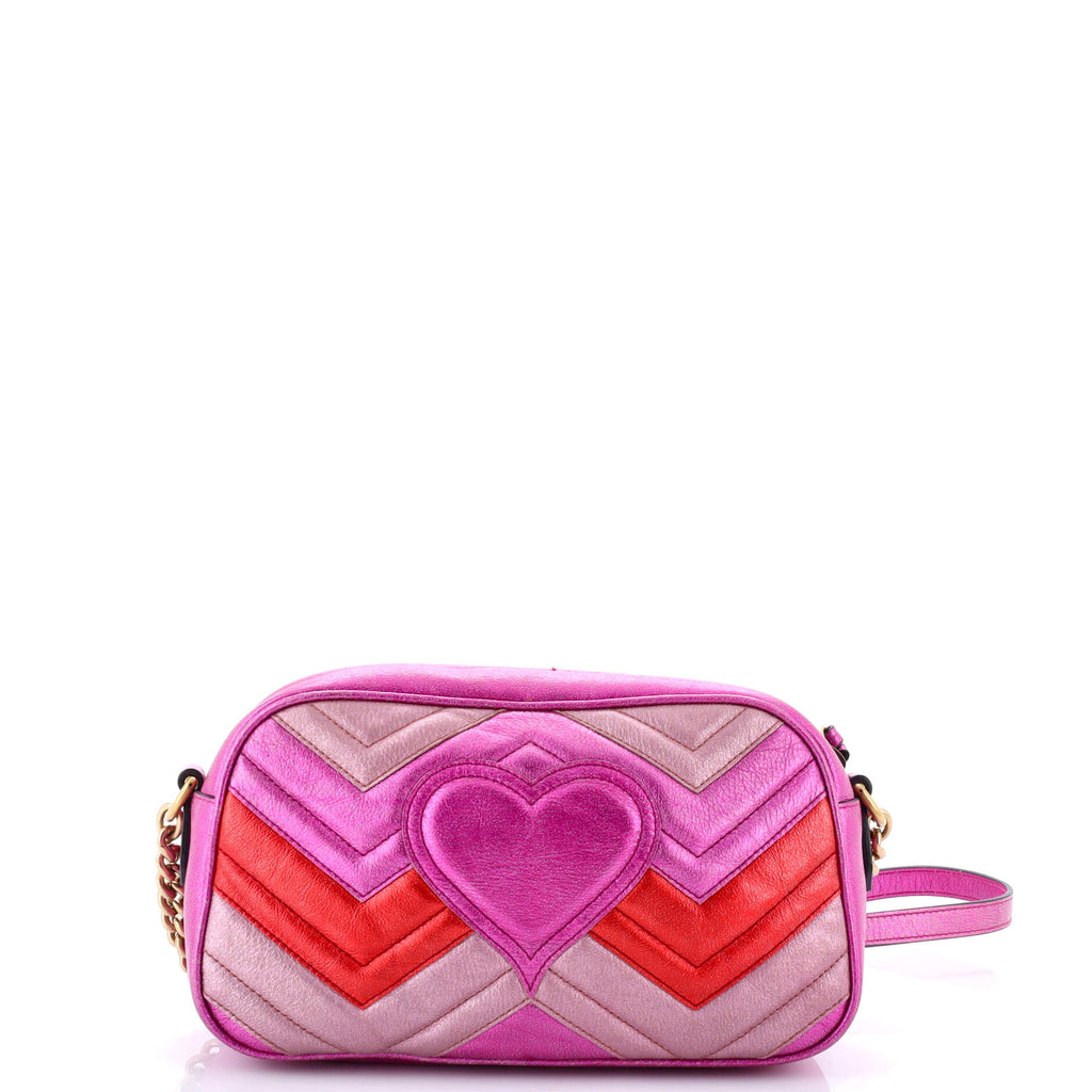 GG Marmont Shoulder Bag Matelasse Leather Small