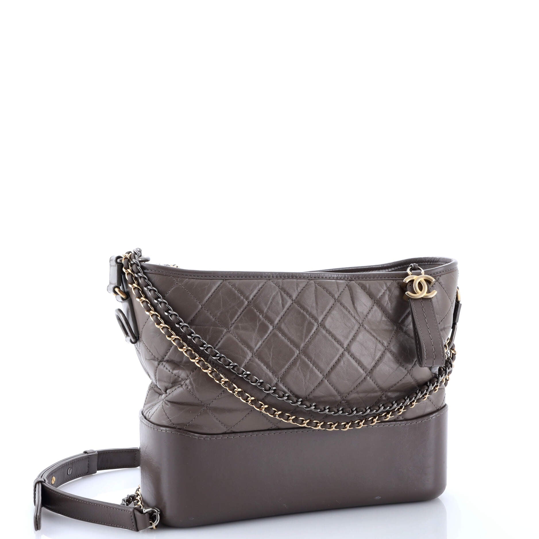 Gabrielle Hobo Quilted Aged Calfskin Medium