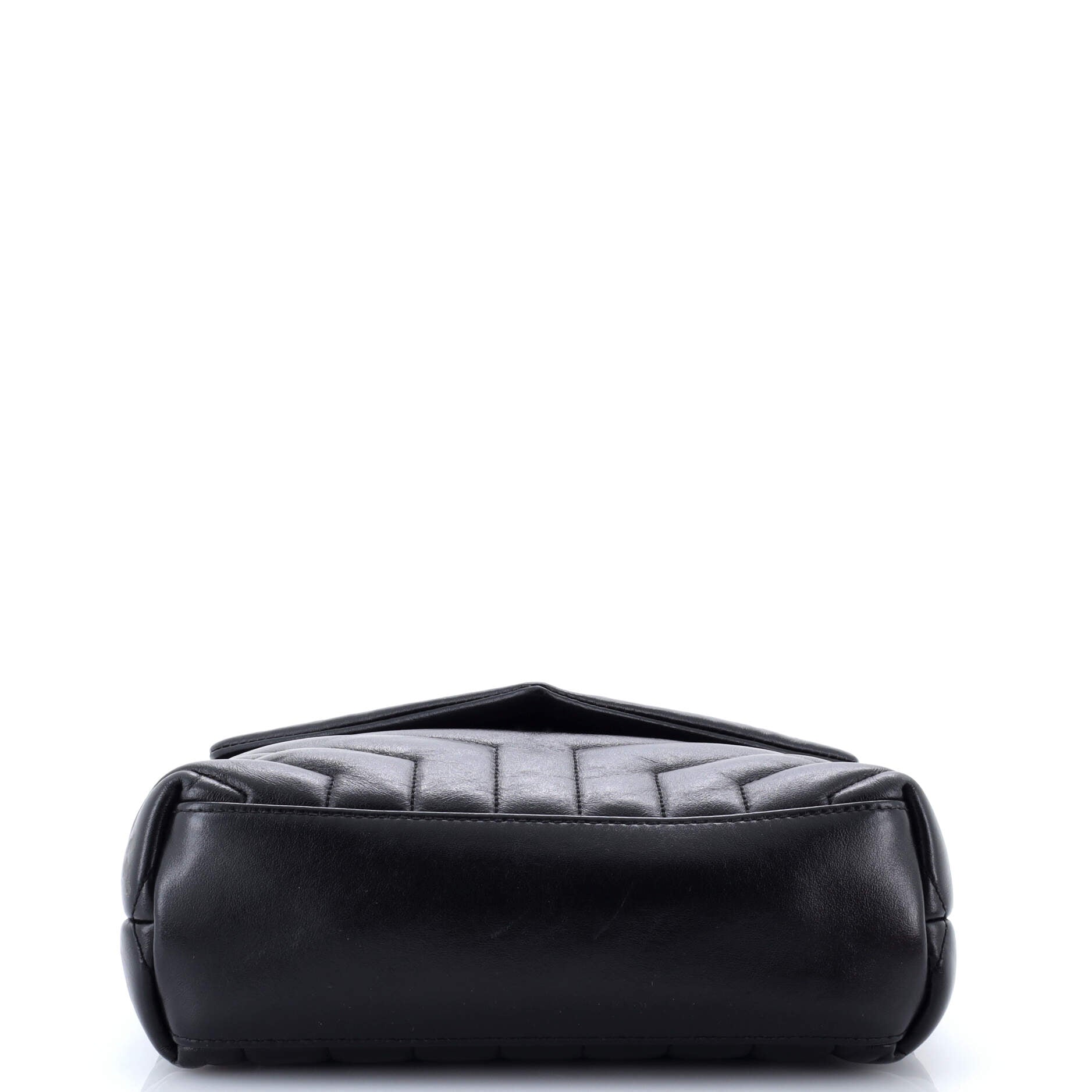 Loulou Shoulder Bag Matelasse Chevron Leather Small
