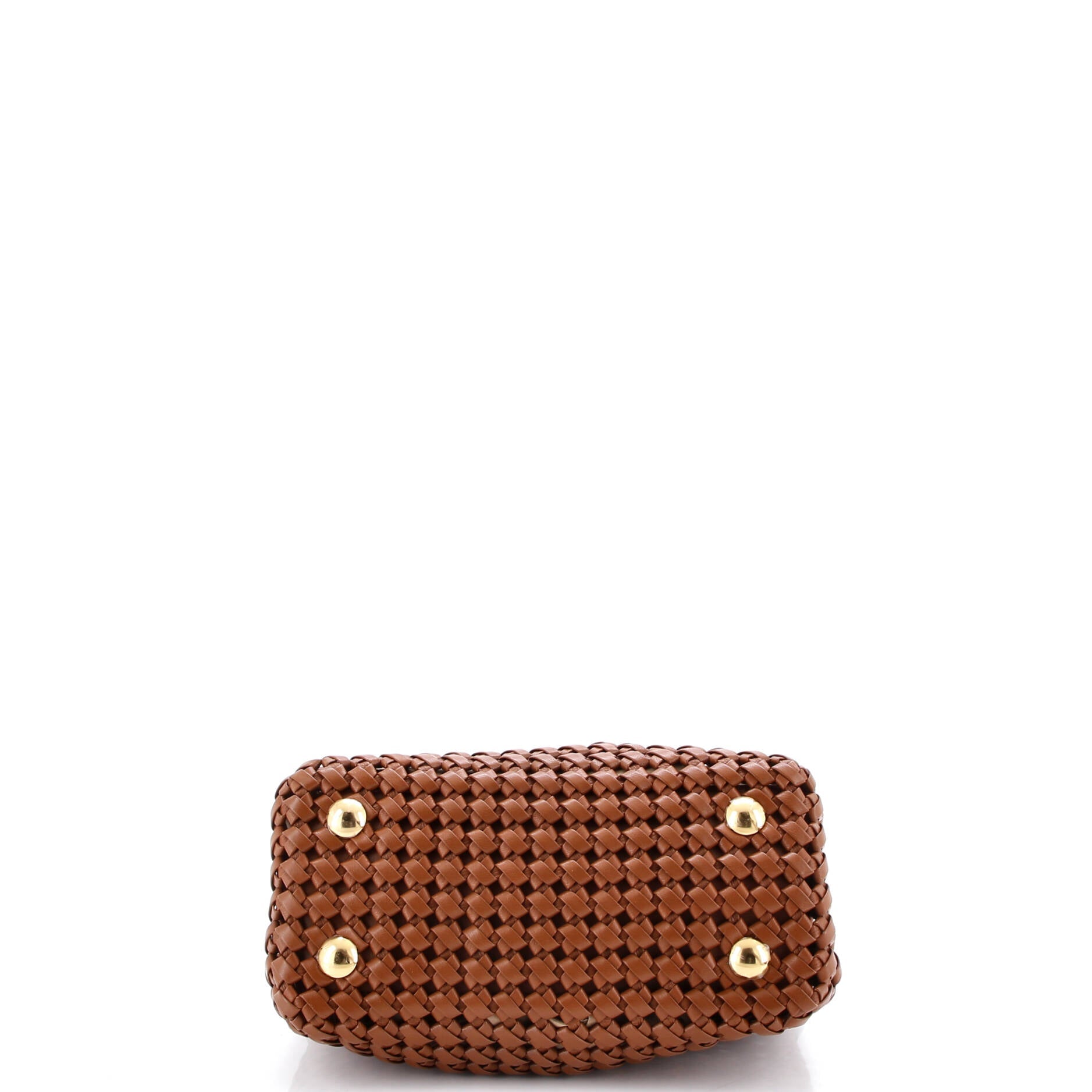 Peekaboo Bag Braided Leather Mini