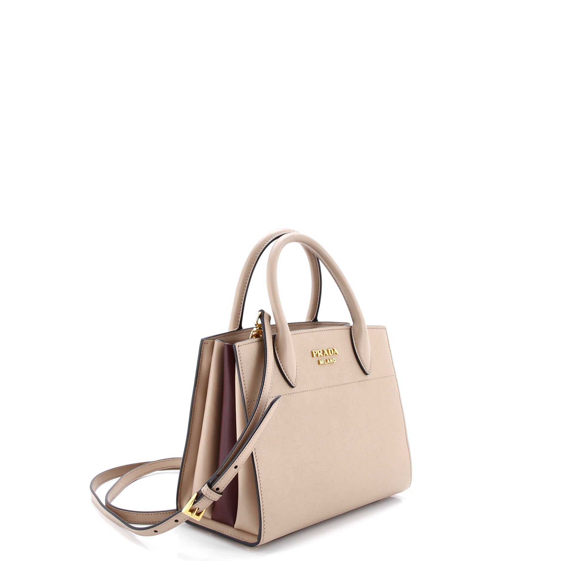 Bibliotheque Tote Saffiano with City Calf Mini