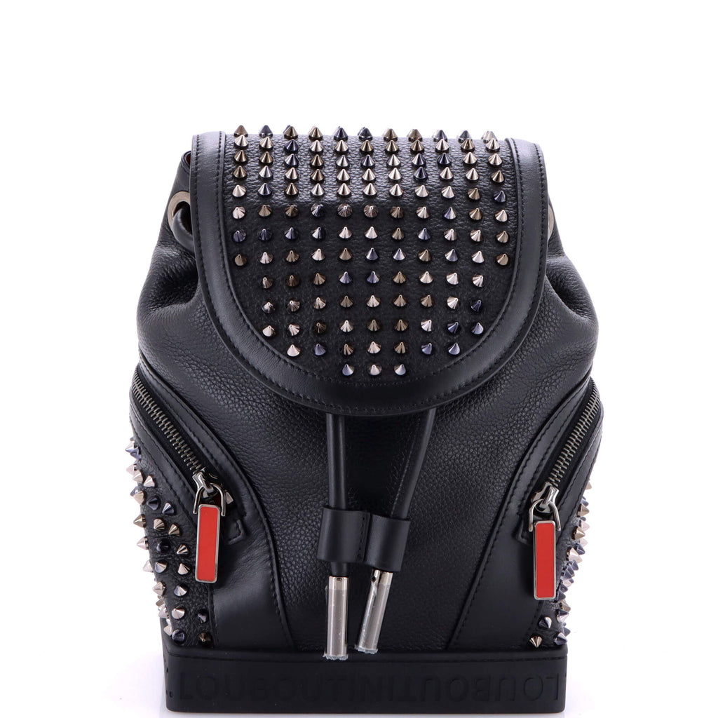 Explorafunk Backpack Spiked Leather Small