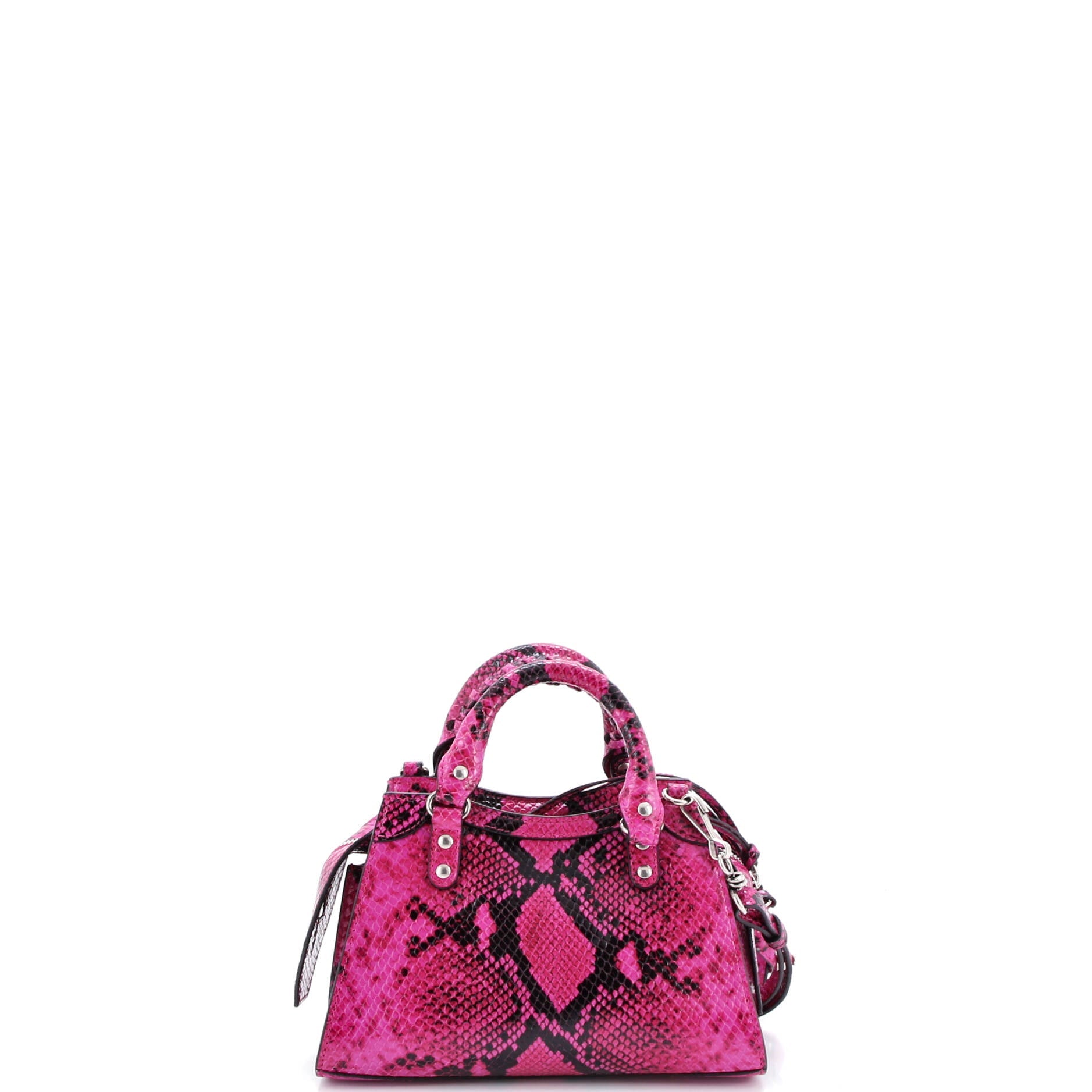 Neo Classic City Bag Python Embossed Leather Mini