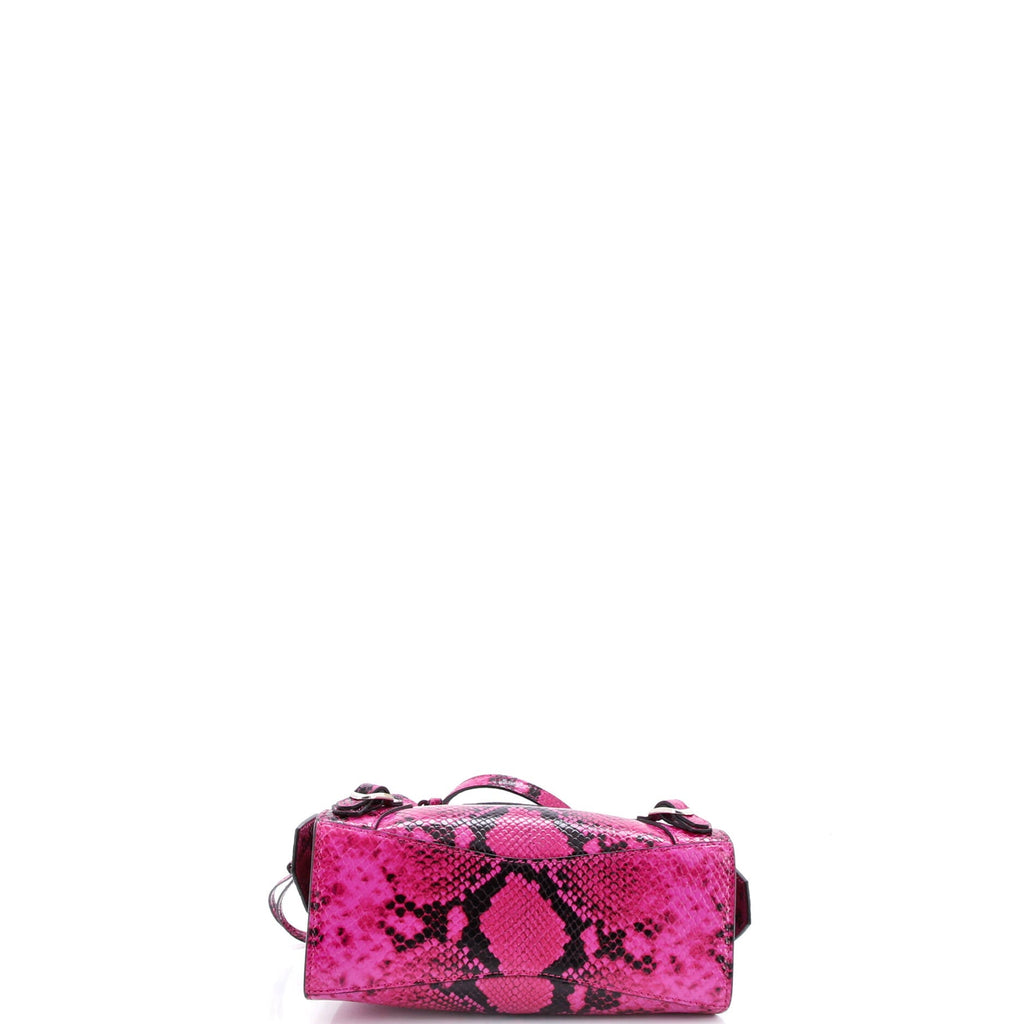 Neo Classic City Bag Python Embossed Leather Mini