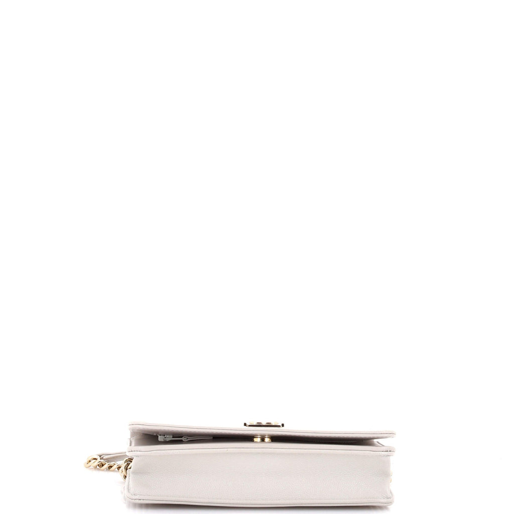 Boy Wallet on Chain Quilted Caviar