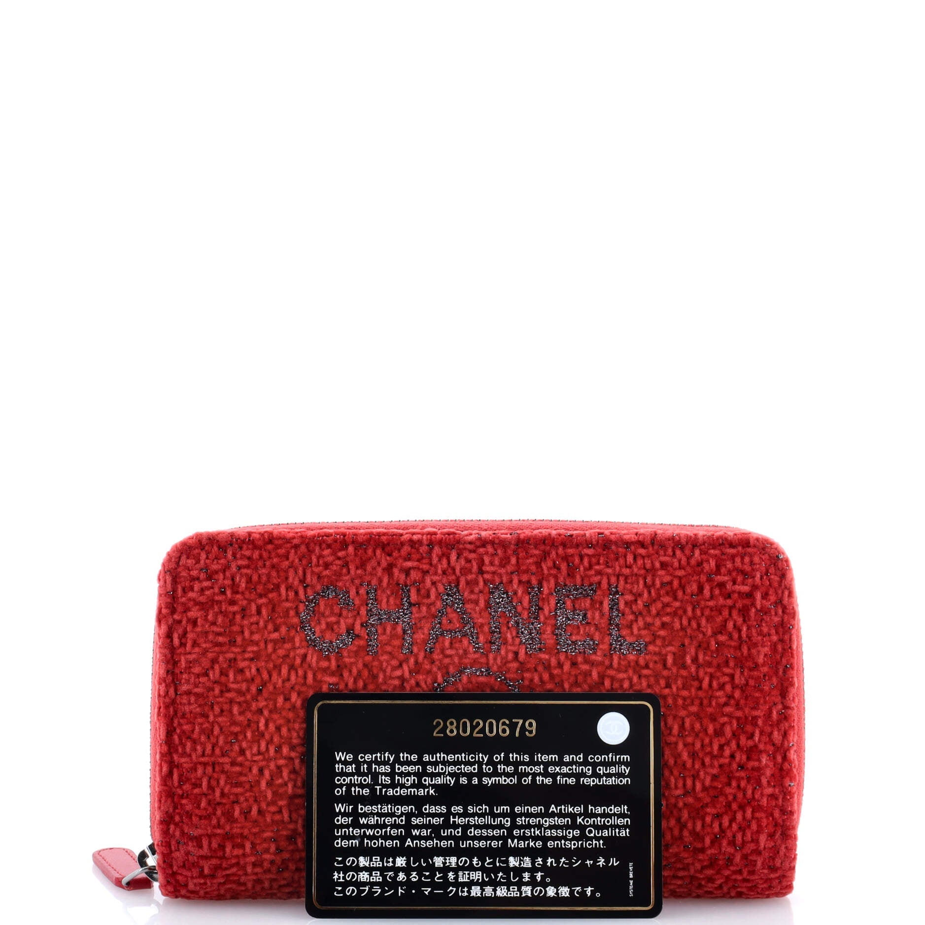 Deauville Zip Around Wallet Raffia with Glitter Detail Long