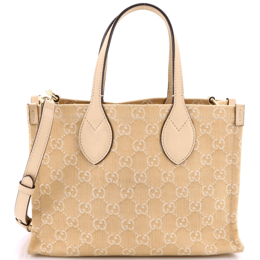Ophidia Shopper Tote GG Denim Medium