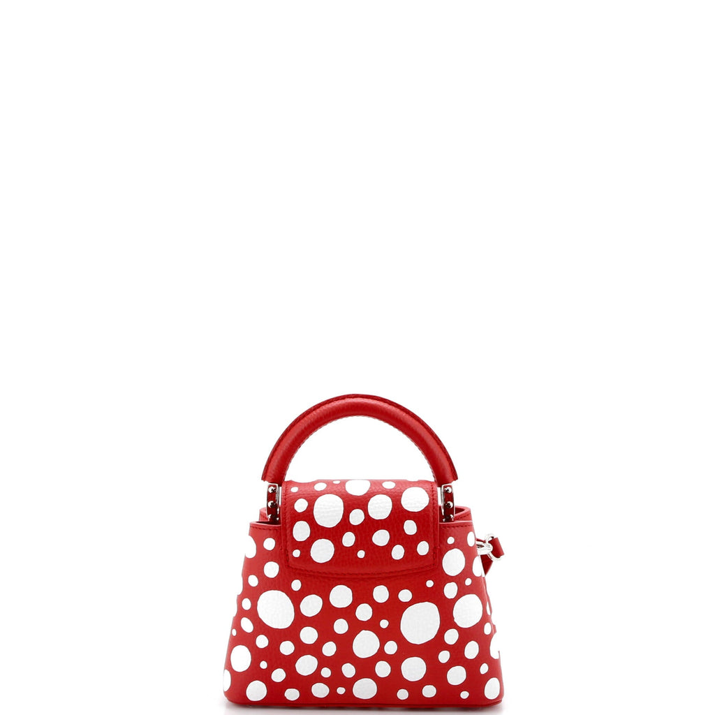 Capucines Bag Yayoi Kusama Infinity Dots Taurillon Leather Mini