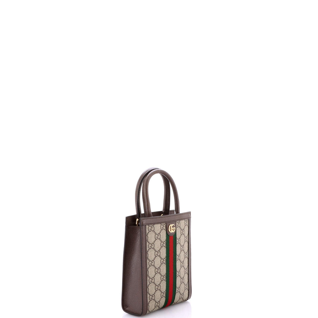 Ophidia Convertible Tote GG Coated Canvas Super Mini