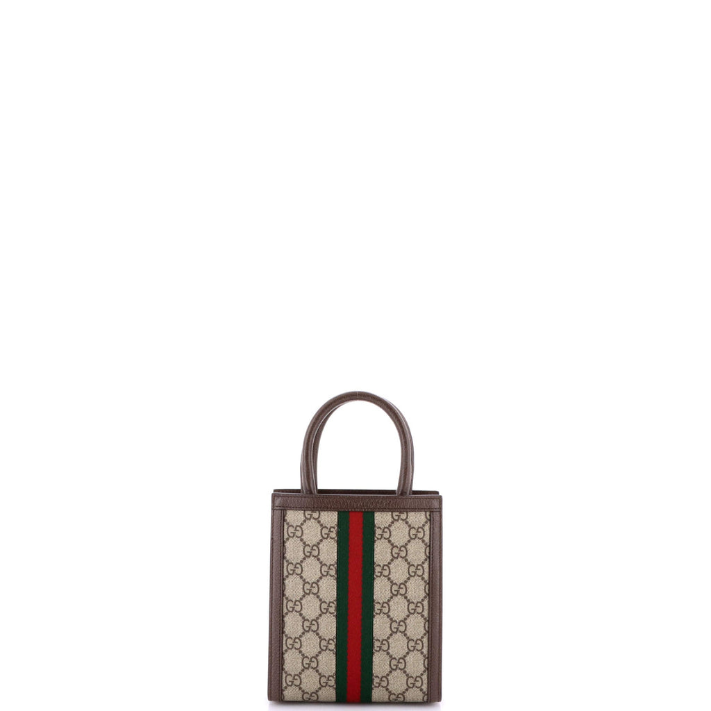Ophidia Convertible Tote GG Coated Canvas Super Mini