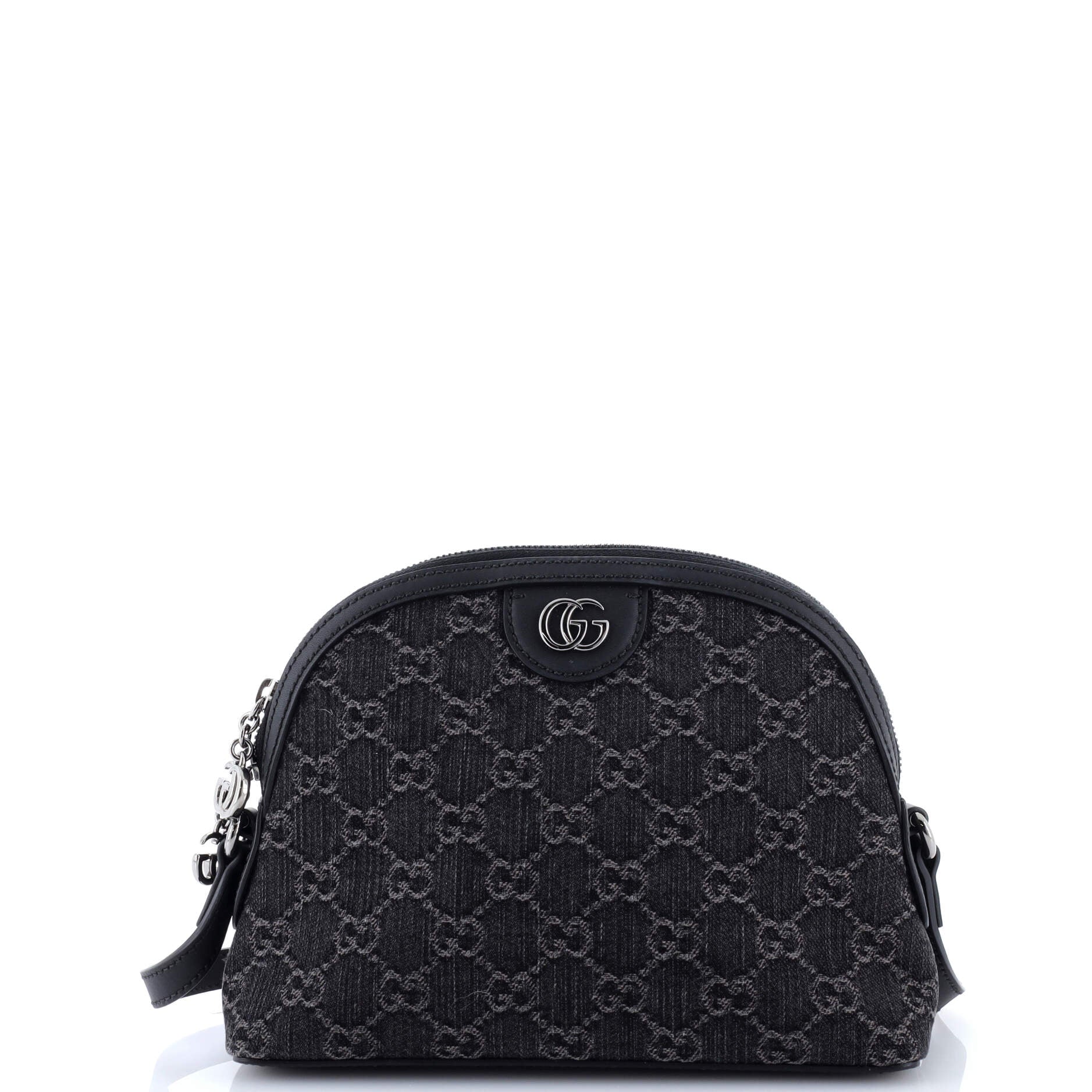 Ophidia Dome Shoulder Bag GG Denim Small