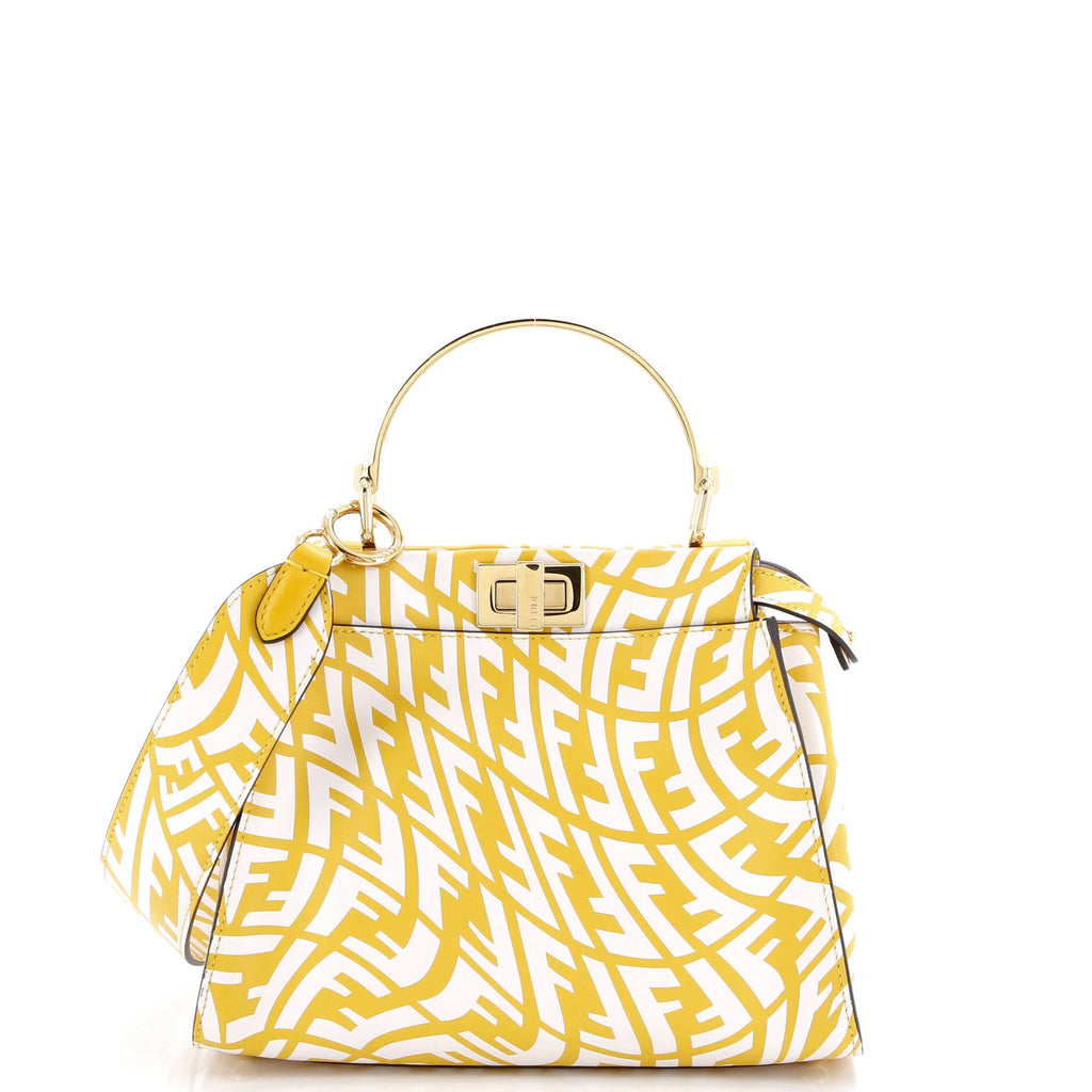 Peekaboo Bag Vertigo Zucca Leather Mini