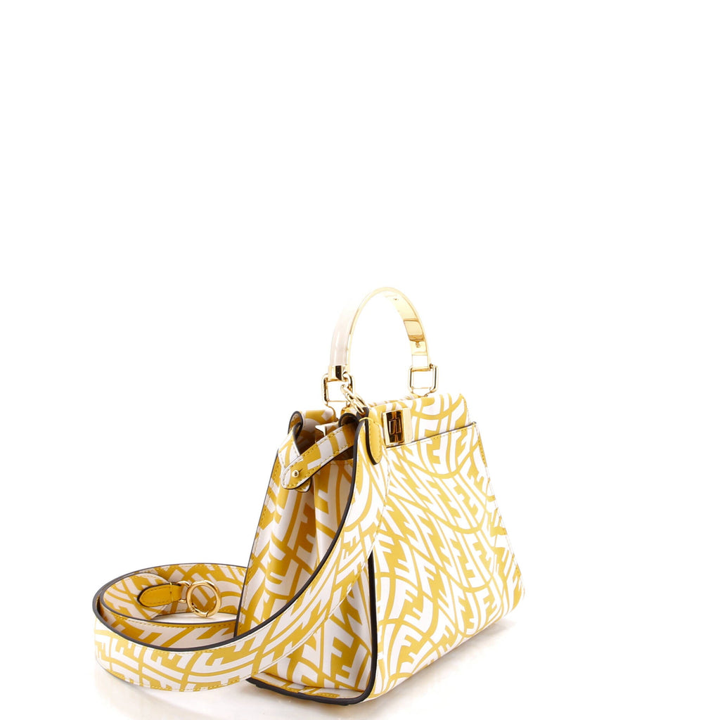 Peekaboo Bag Vertigo Zucca Leather Mini