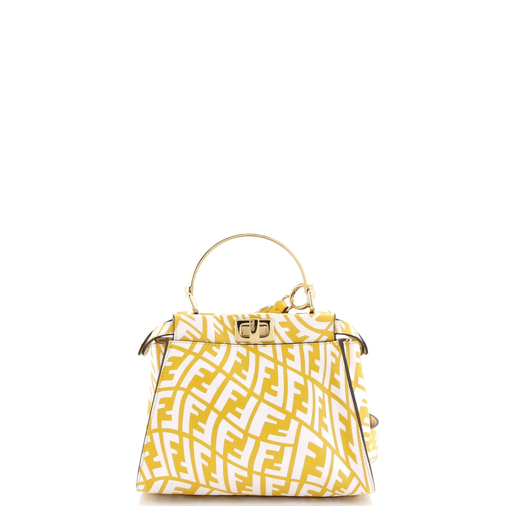 Peekaboo Bag Vertigo Zucca Leather Mini