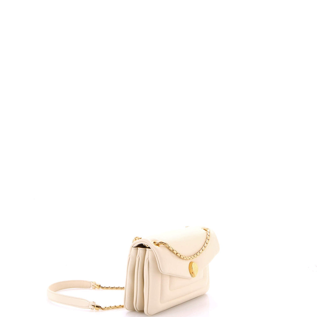 Serpenti Reverse Shoulder Bag Leather Small