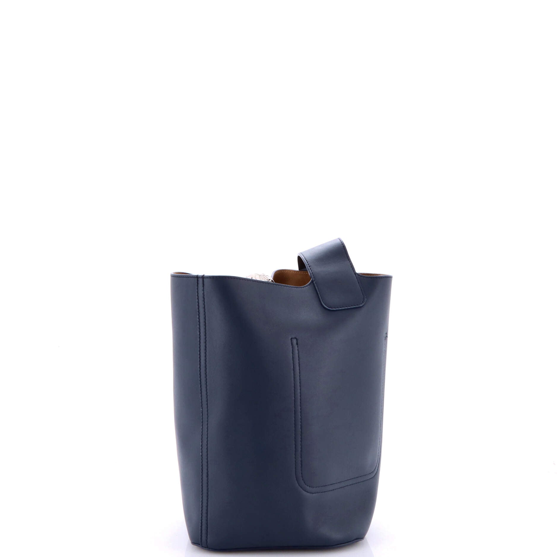Pebble Bucket Bag Leather Medium