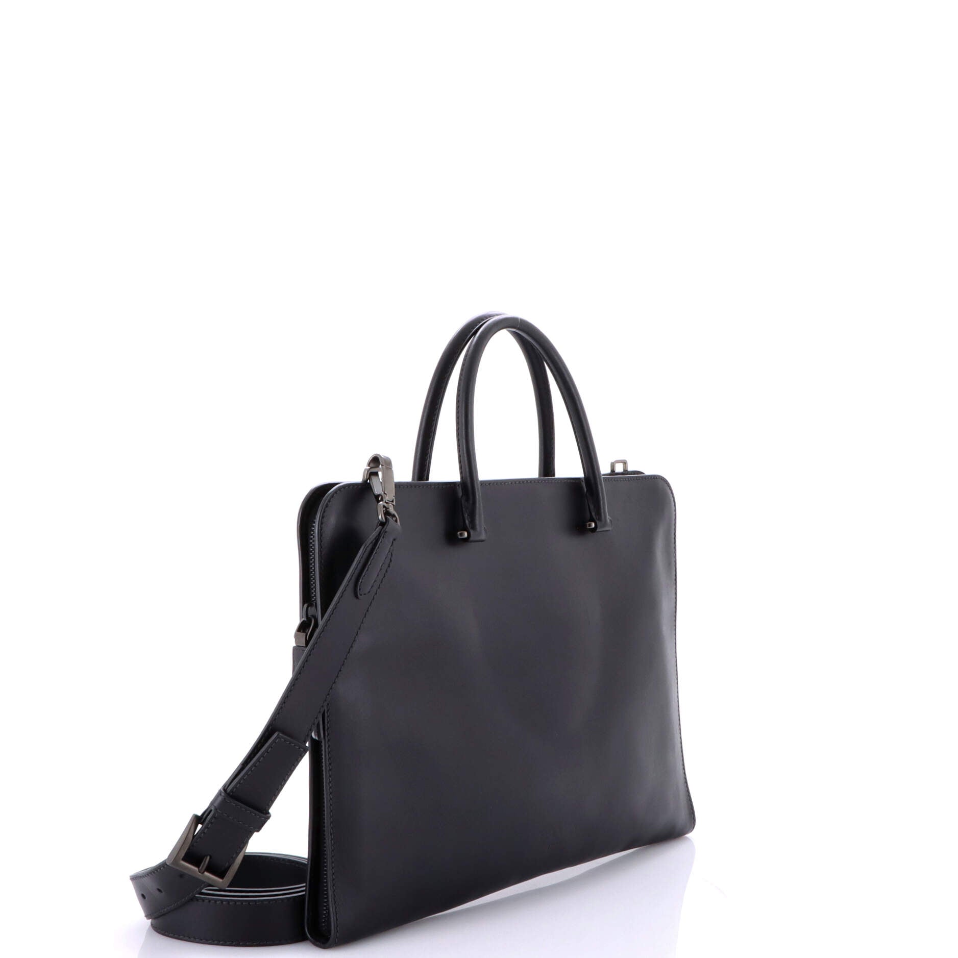 Convertible Slim Briefcase Leather Medium