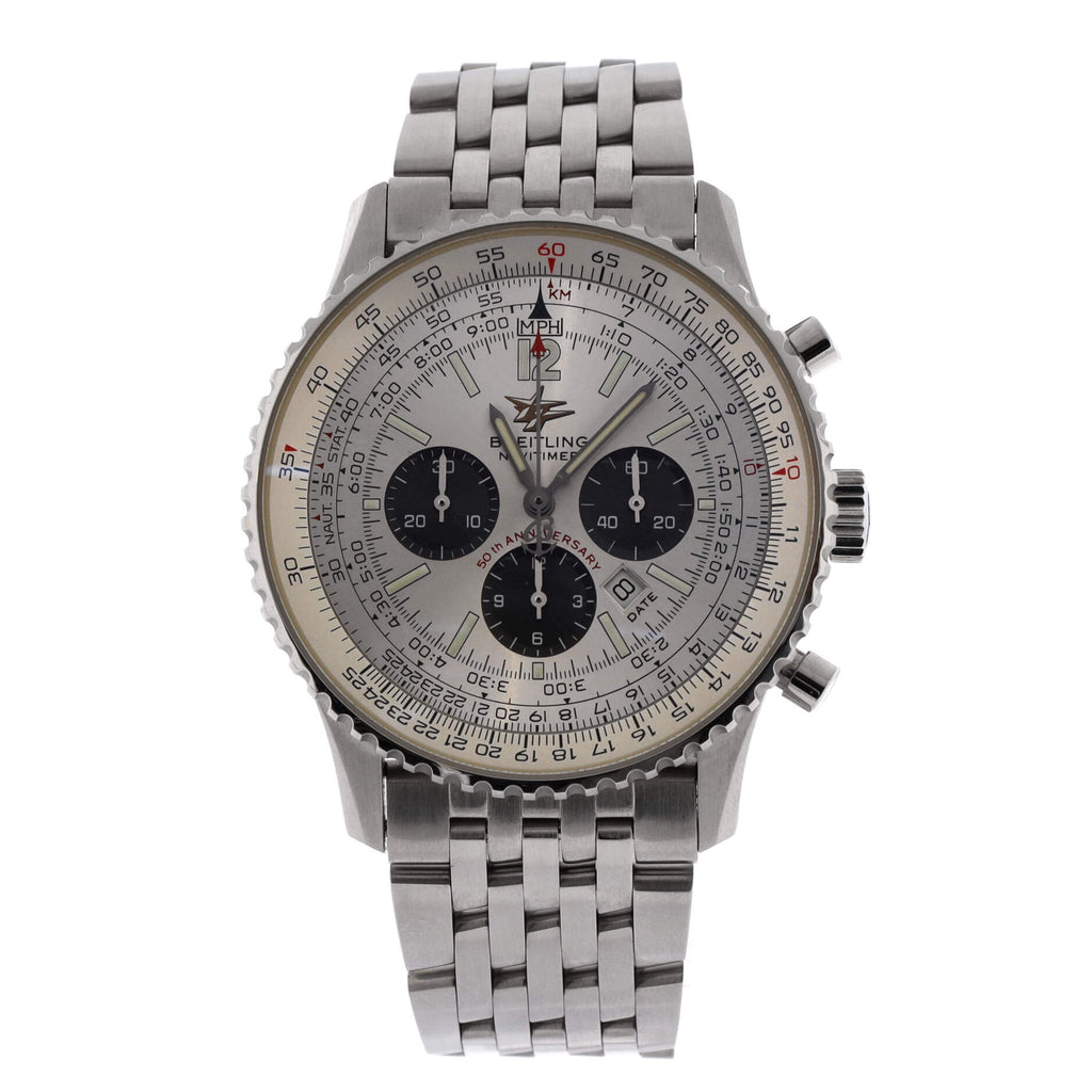 Navitimer 50th Anniversary Chronograph Automatic Watch Stainless Steel 41