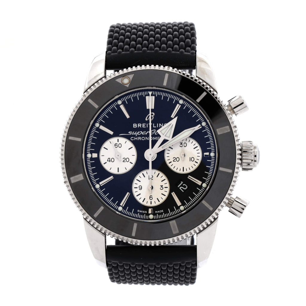 Superocean Heritage B01 Chronometer Chronograph Automatic Watch Stainless Steel with Ceramic and Rubber 44