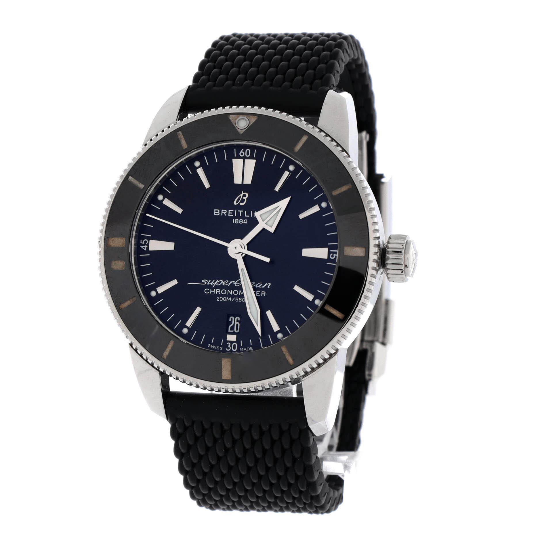 Superocean Heritage B20 Automatic Watch Stainless Steel with Ceramic and Rubber 42