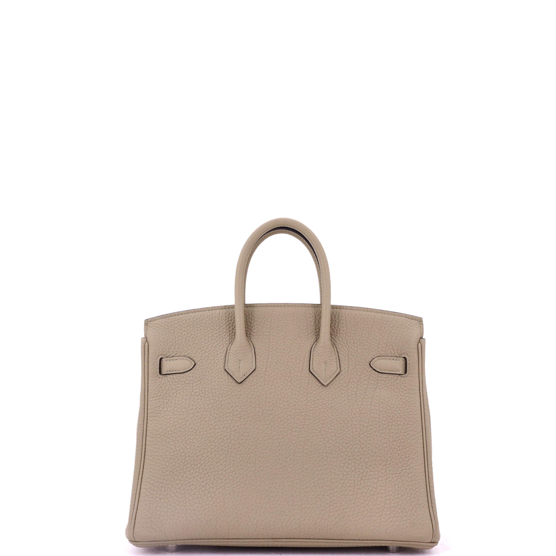 Birkin Handbag Light Togo with Palladium Hardware 25