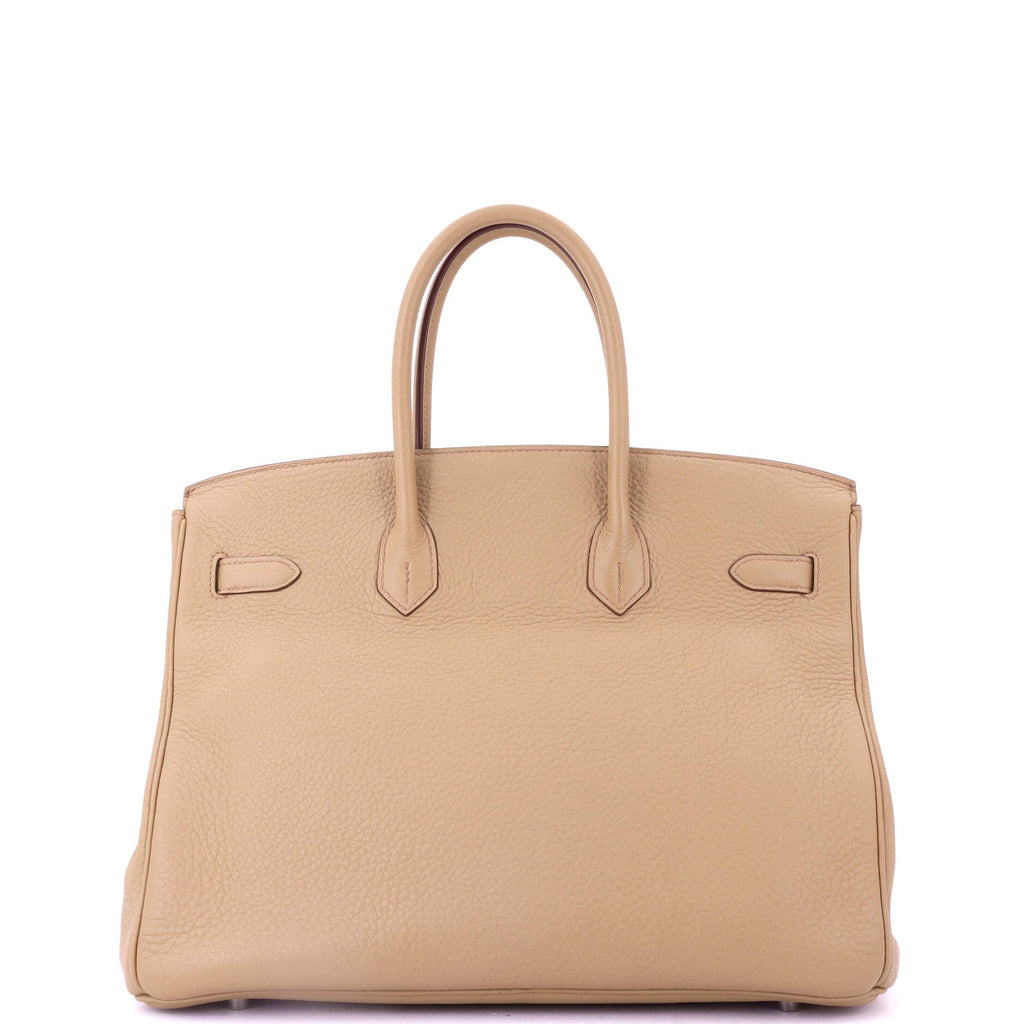 Birkin Handbag Light Togo with Palladium Hardware 35