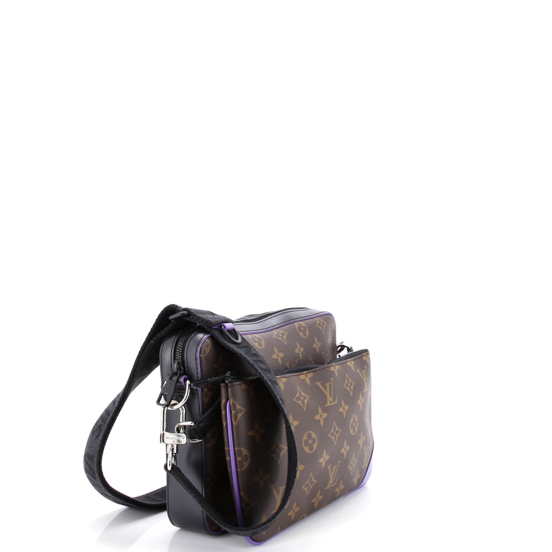 Trio Messenger Bag Macassar Monogram Canvas
