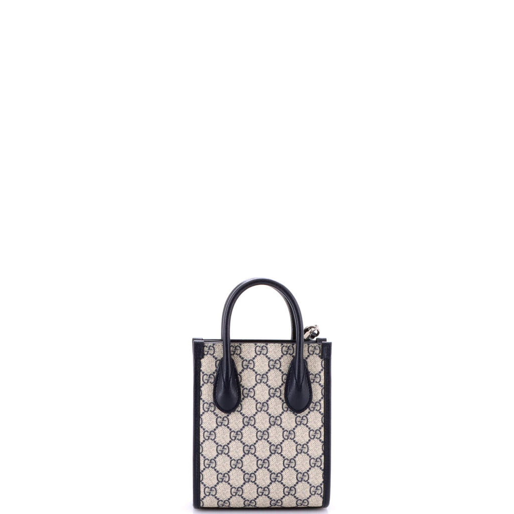 Interlocking G Patch Tote GG Coated Canvas Mini