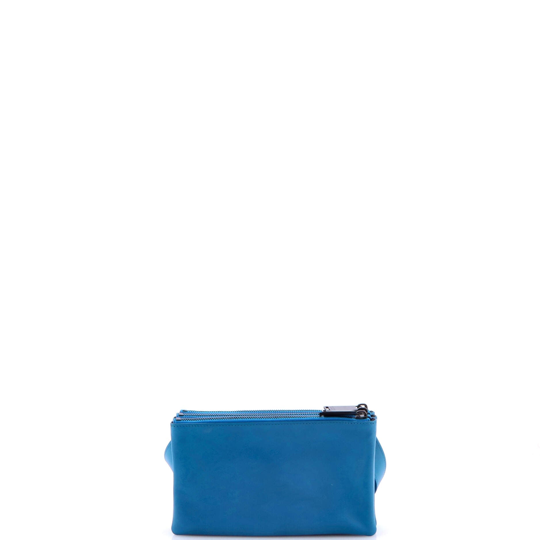 Triple Zip Messenger Intrecciato Nappa Mini