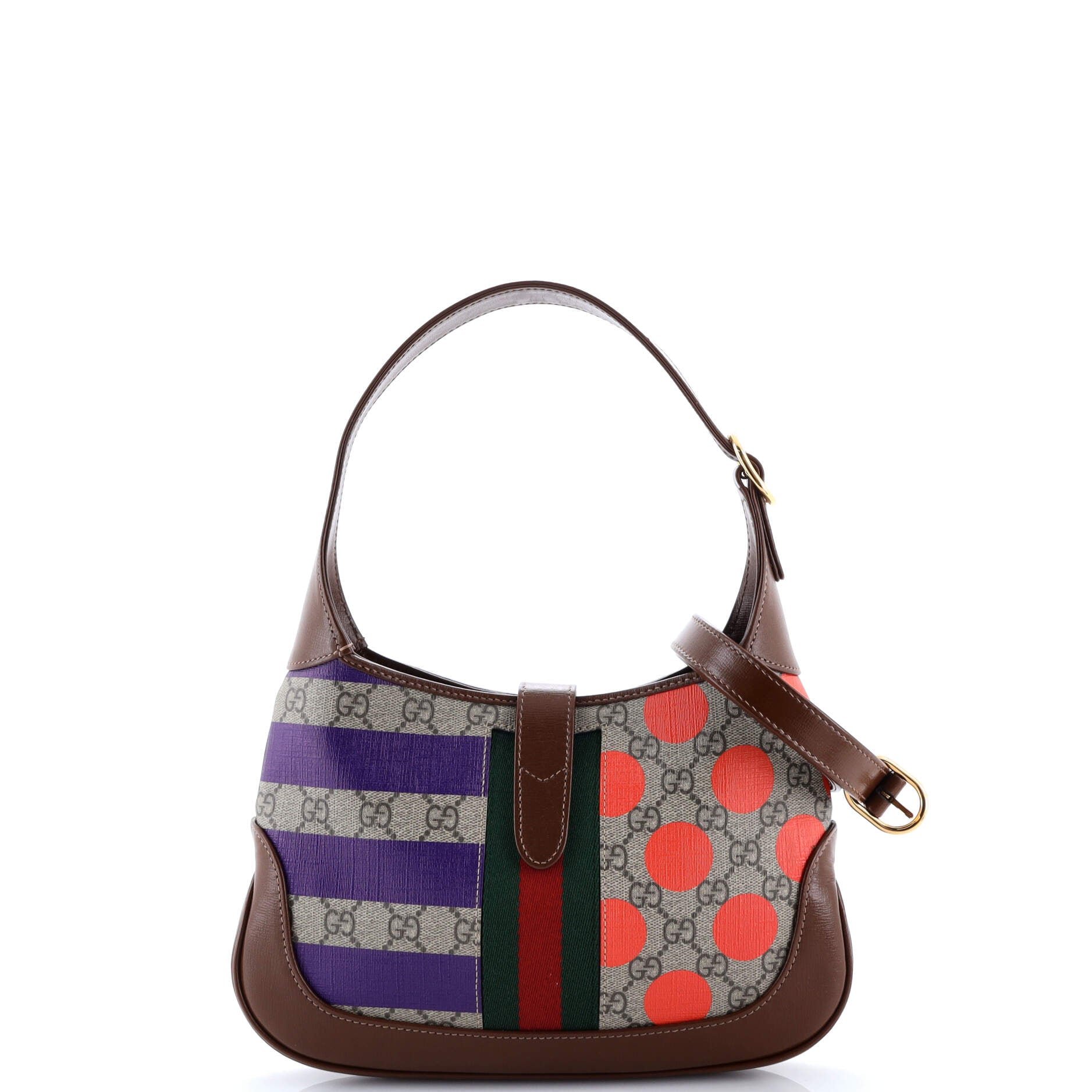 Jackie 1961 Hobo Printed GG Coated Canvas Small