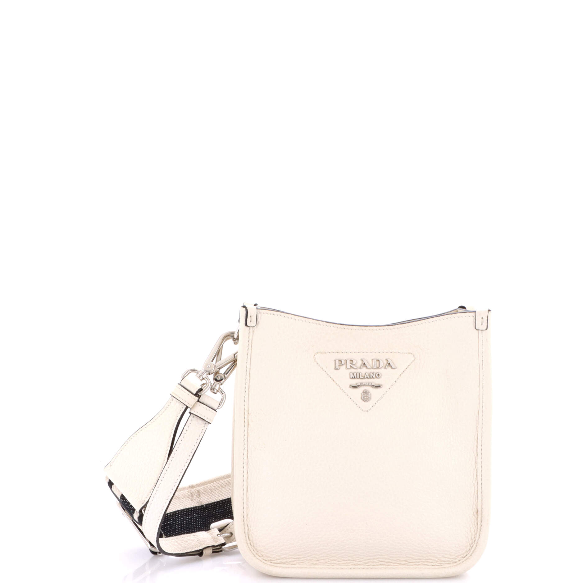 Logo Strap Crossbody Bag Vitello Daino Mini