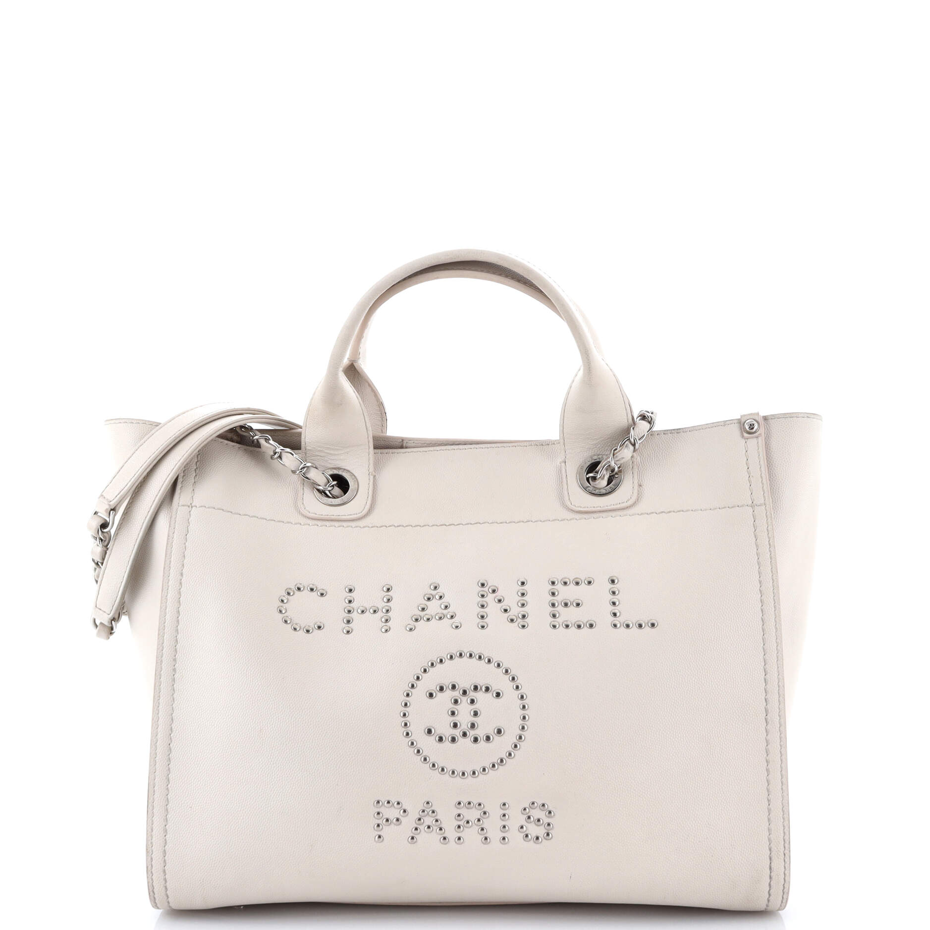 Deauville Tote Studded Caviar Small