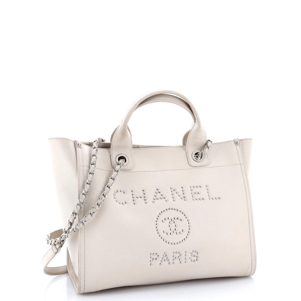 Deauville Tote Studded Caviar Small