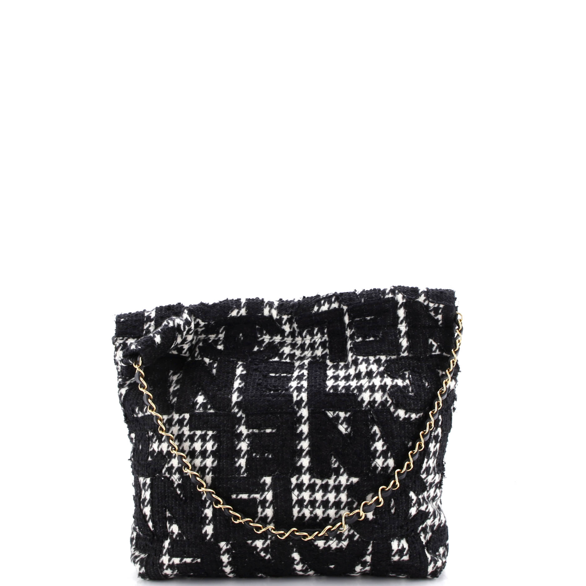 22 Chain Hobo Logo Quilted Tweed Small