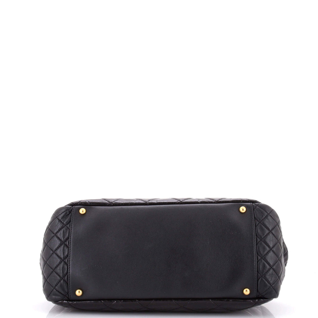 Accordion Reissue Flap Bag Quilted Glazed Calfskin Maxi