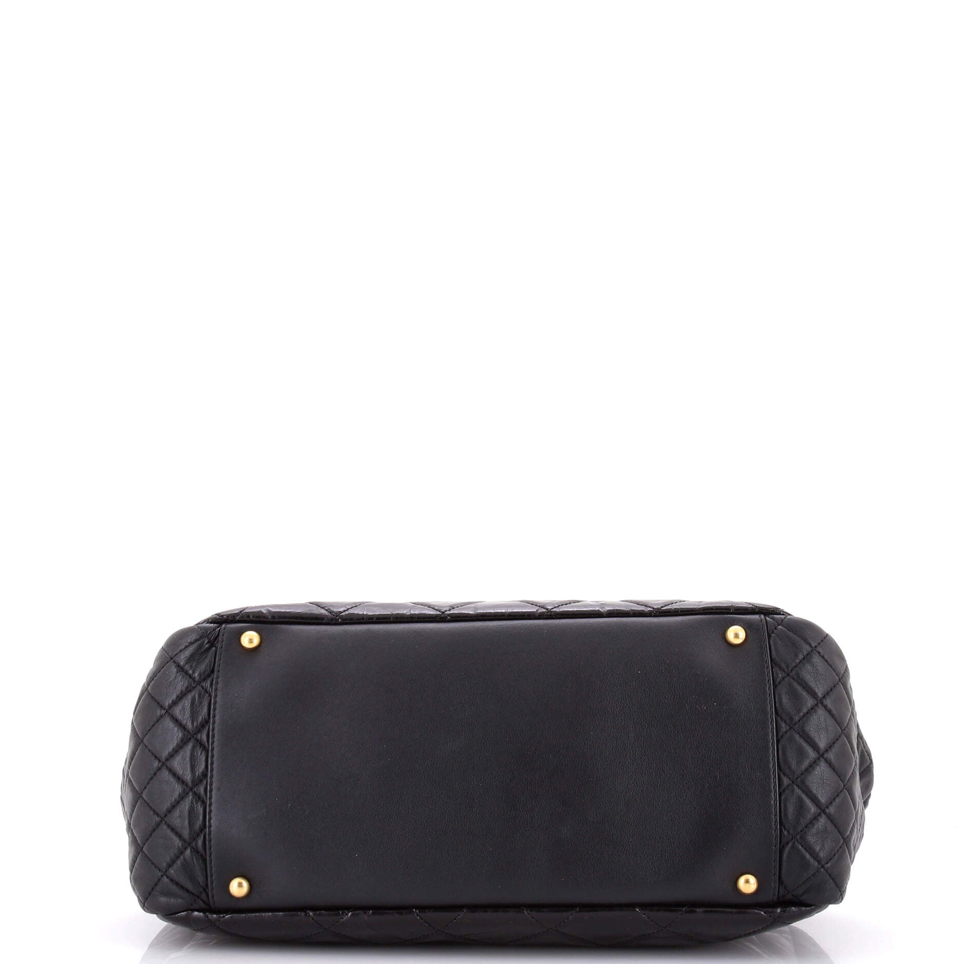 Accordion Reissue Flap Bag Quilted Glazed Calfskin Maxi
