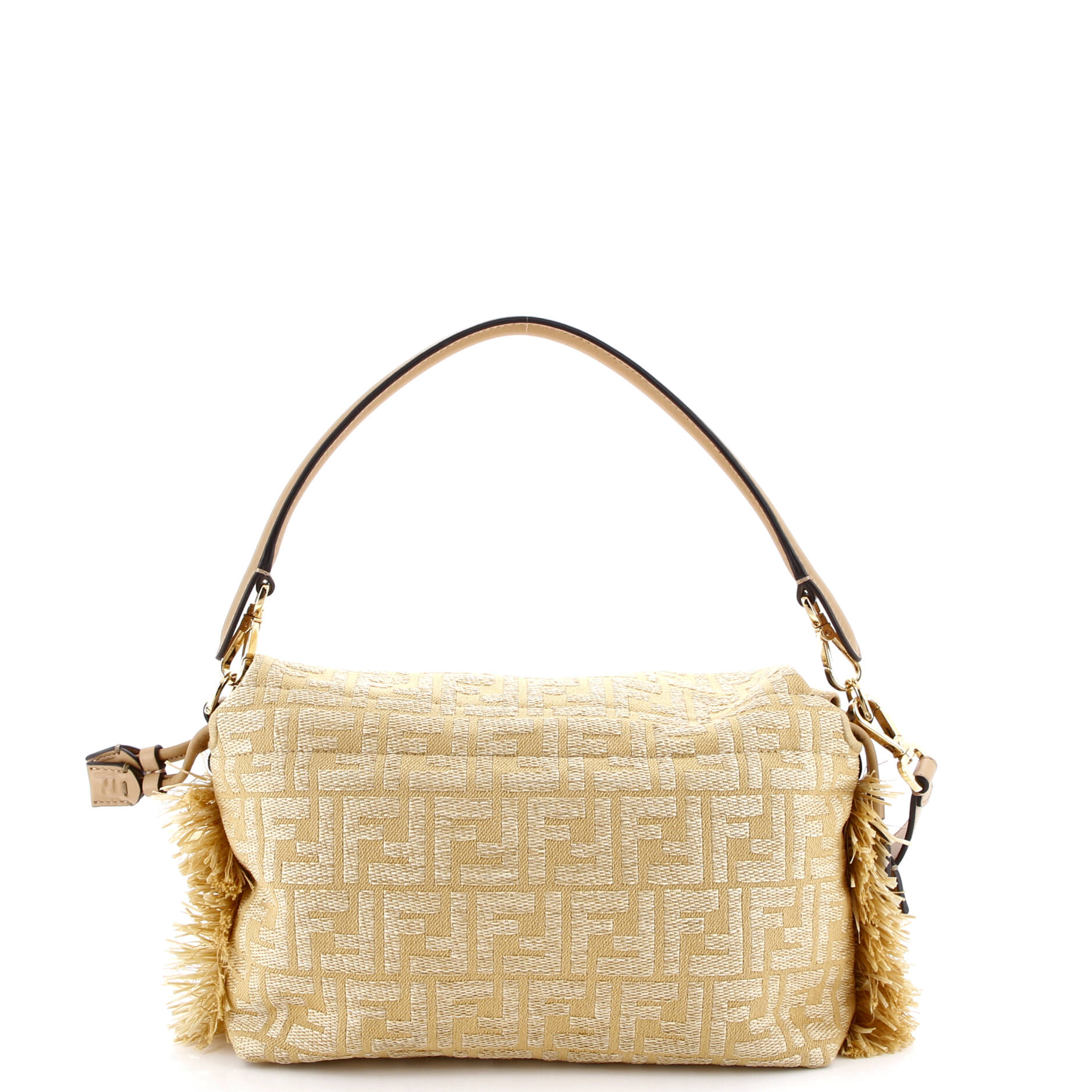 Mamma Baguette NM Zucca Jacquard and Raffia Medium